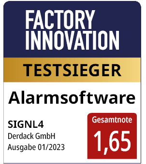 SIGNL4 Test Winner Industrial Alarm Notification Software