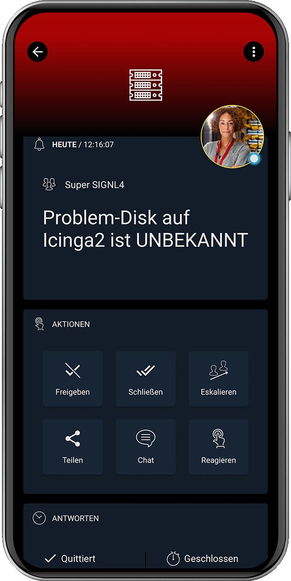 SIGNL4_Icinga2 SIGNL4 Alarm mit Icinga2